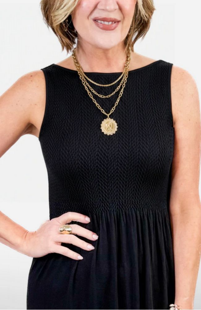 Sleeveless Maxi Dress Reversible