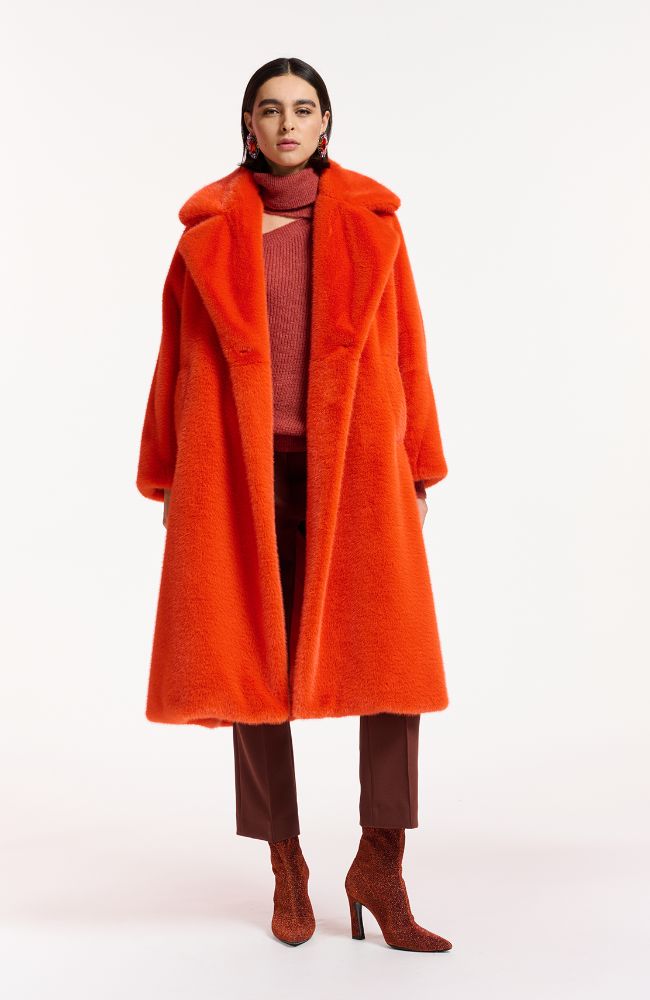 Edict Oversized Faux Fur Coat