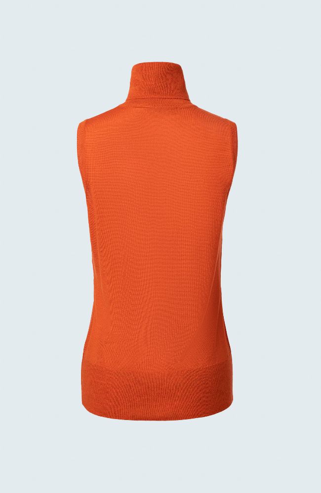 Merino Sleeveless Turtleneck