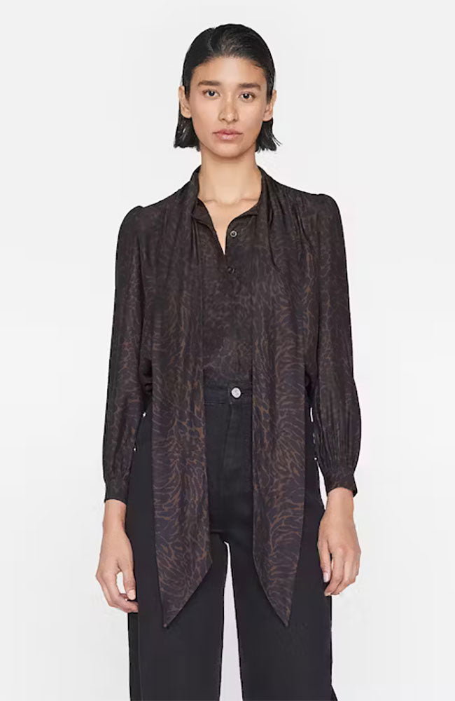 Femme Tie Neck Blouse