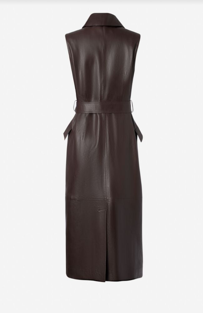 Leather Dress with Belt – shoprodeodrive