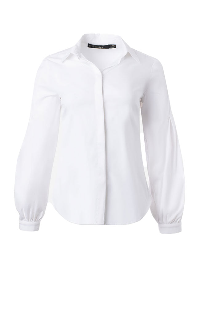 Button Down Shirt Pleat Sleeve