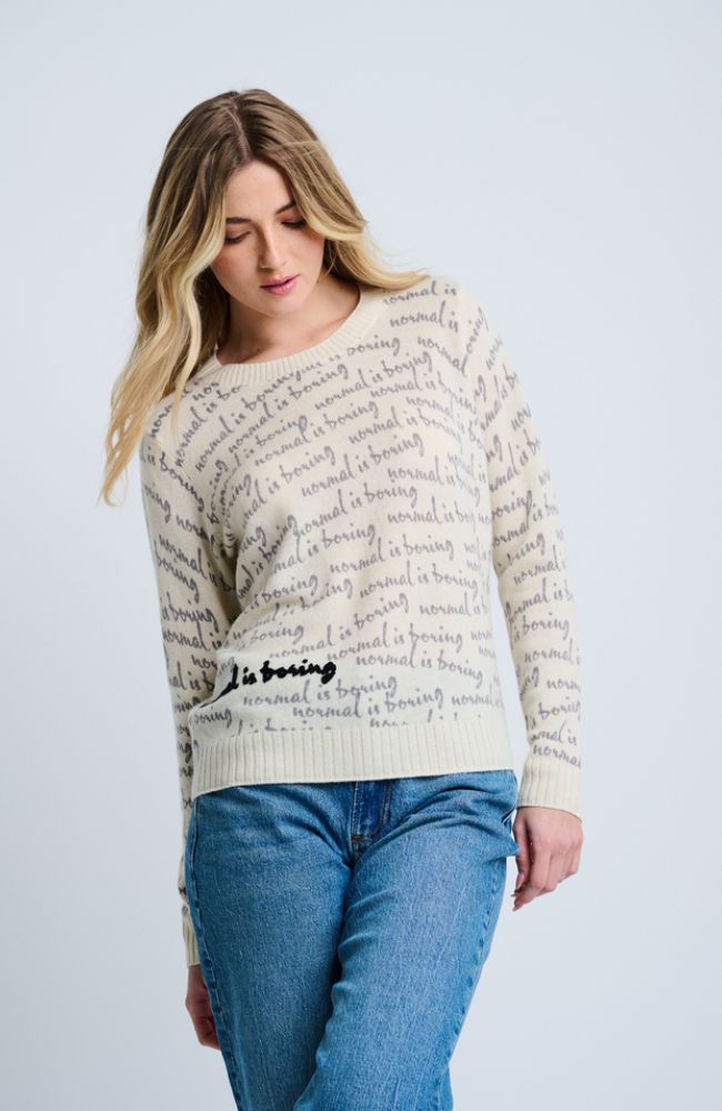 Normal is Boring Sweater