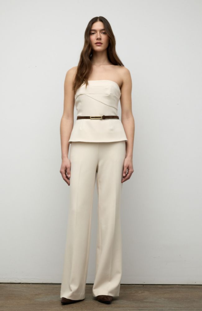 Strapless Top in Bone