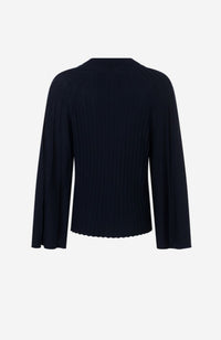 Merino Blend Bell Sleeve Sweater