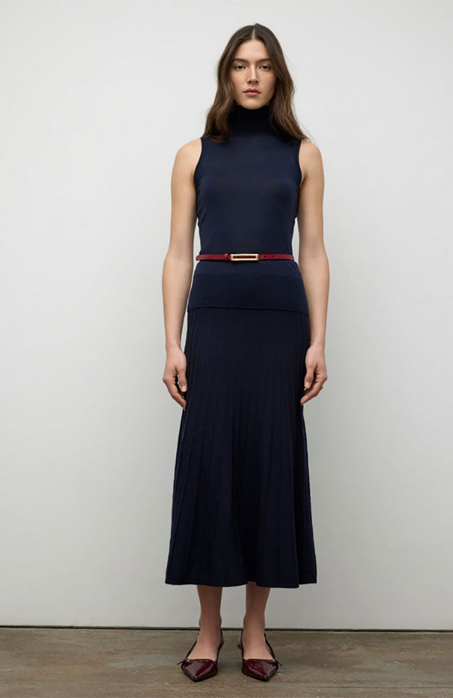 Merino Blend Knit Skirt