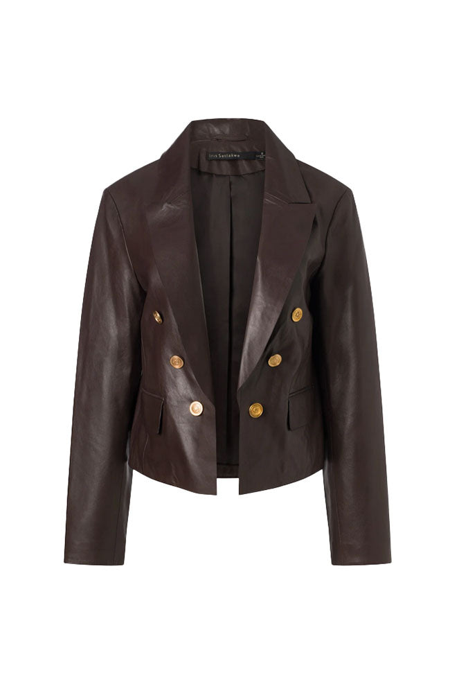 Cropped Leather Jacket