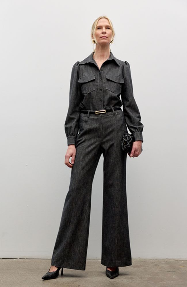 Wide Leg Denim Pant