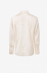 Button Down Classic Stretch Silk Blouse
