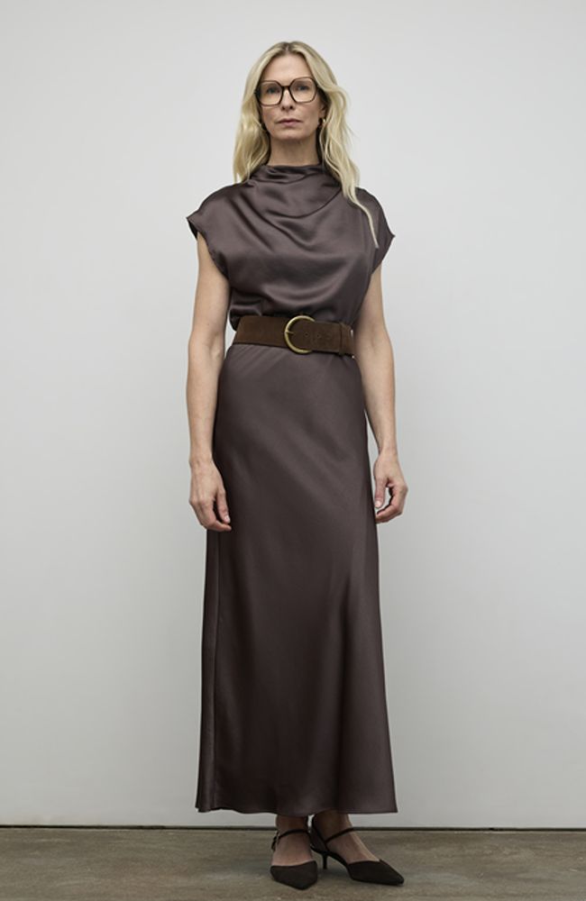 Satin Pleated Top