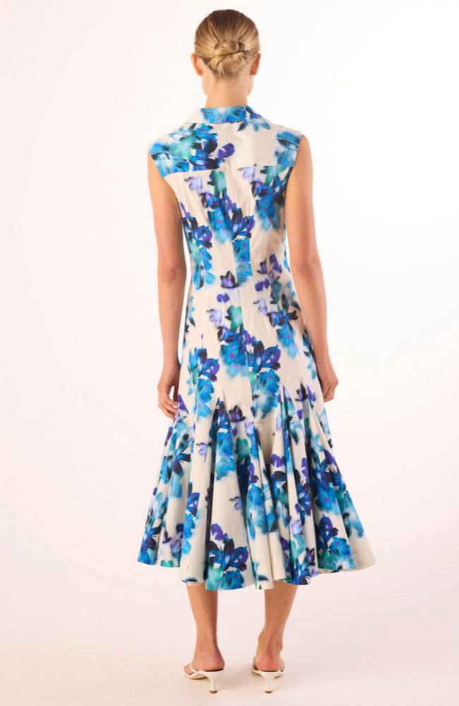 Charlotte Dress in Blurred Bouquet