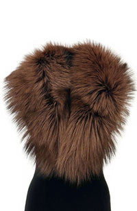 Genuine Fox Fur Collar Clip