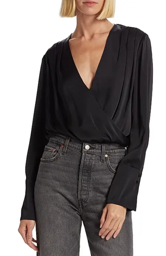 The Date Blouse in Black