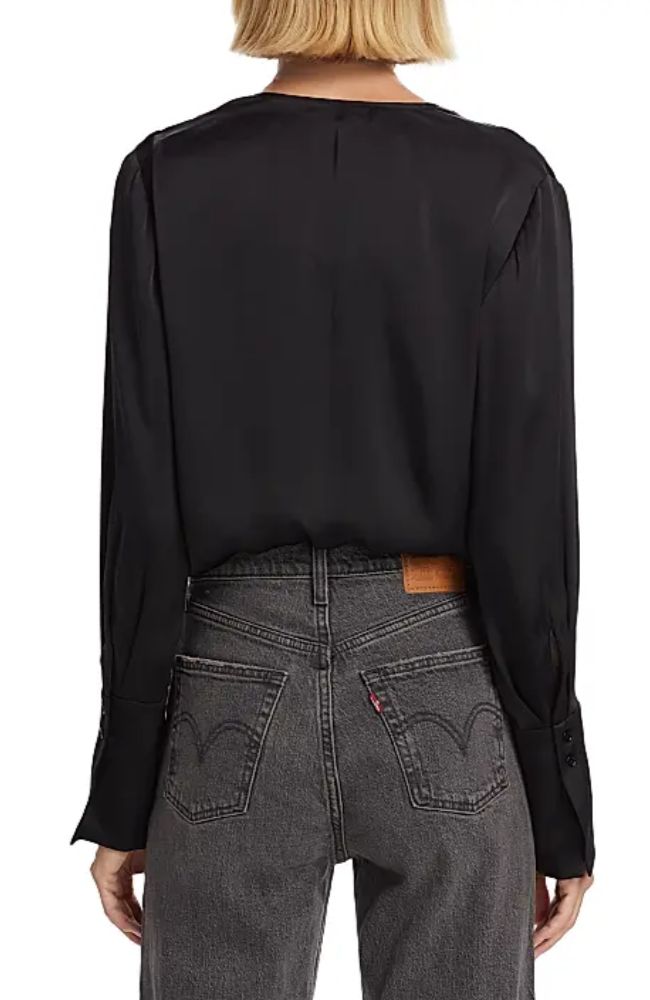 The Date Blouse in Black