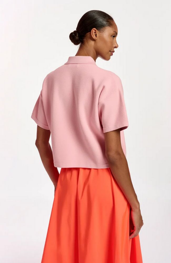 Flame Polo with Embroidery