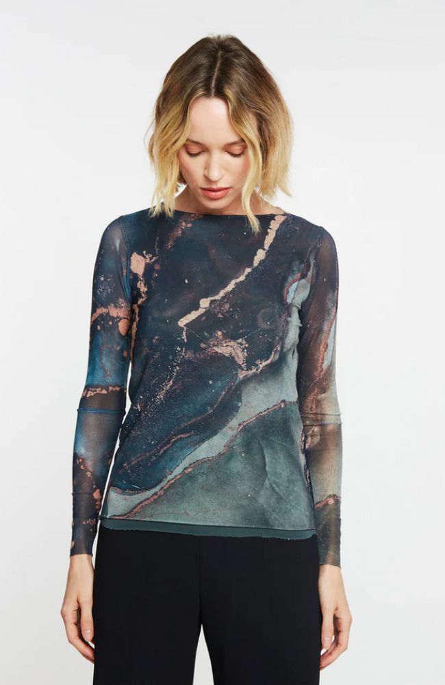 Jade Florence Double Sheer Top