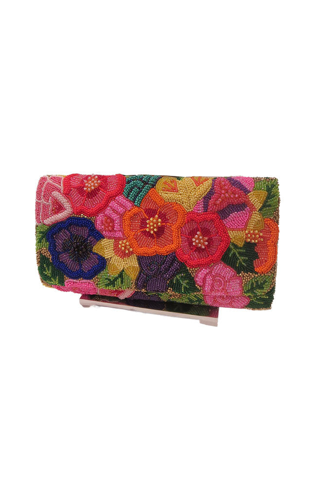 Flowers Med Structured Clutch