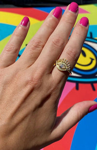 Forsight Eye Ring size 7