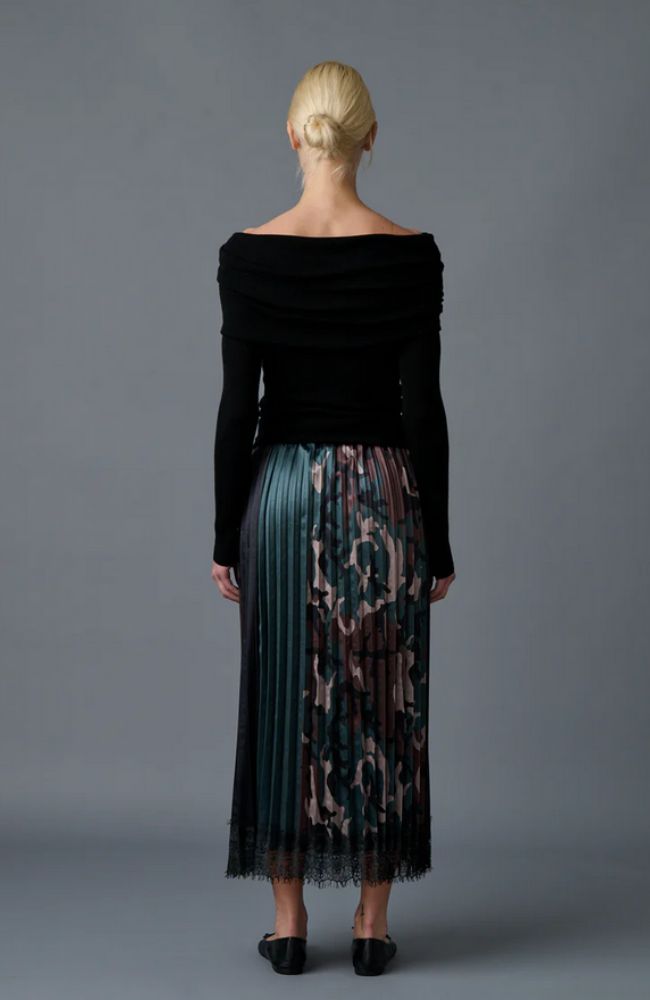 Urban Camo Pleat Skirt