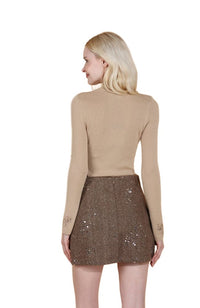 Extra Fine Merino Mock Neck Sweater