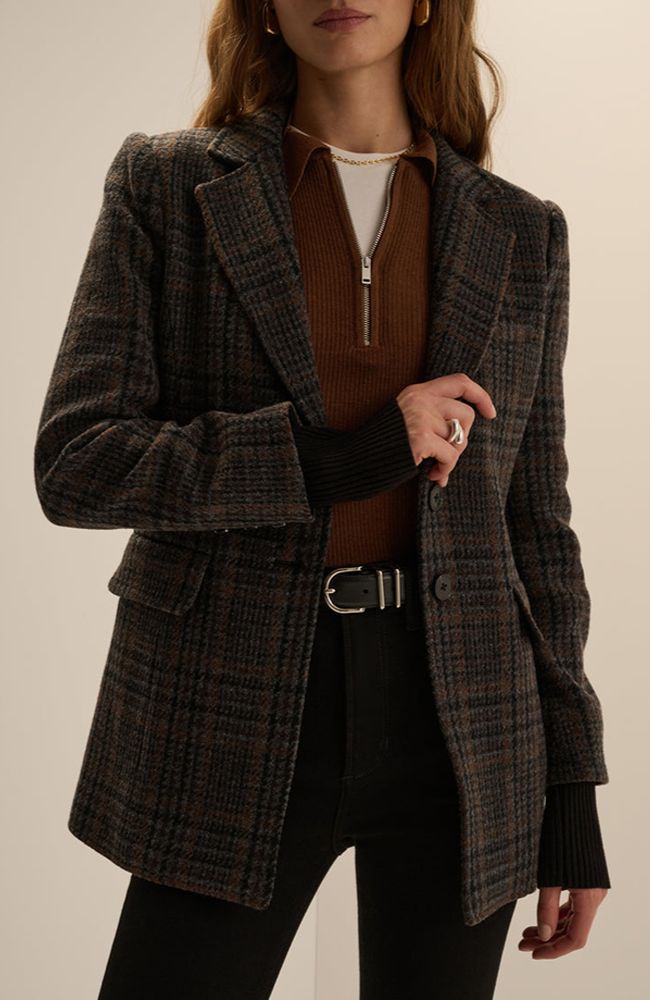The Plaid City Blazer