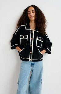 Galena Furry Knitted Jacket