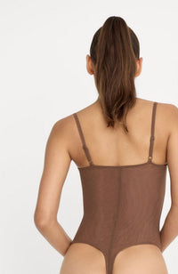 Mesh Bustier Bodysuit