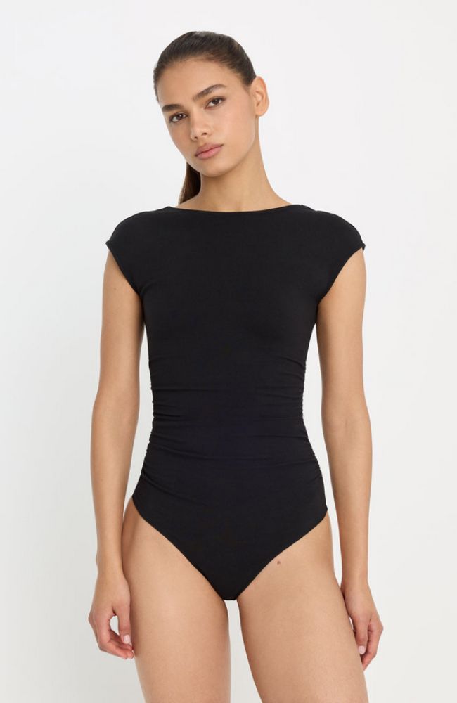 Super Stretch Open Back Bodysuit