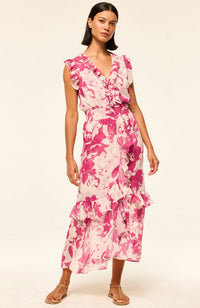 Kidada Dress in Fuschia Flora