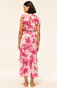 Kidada Dress in Fuschia Flora