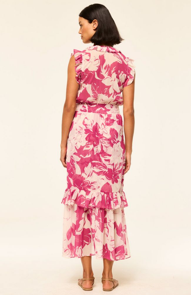 Kidada Dress in Fuschia Flora