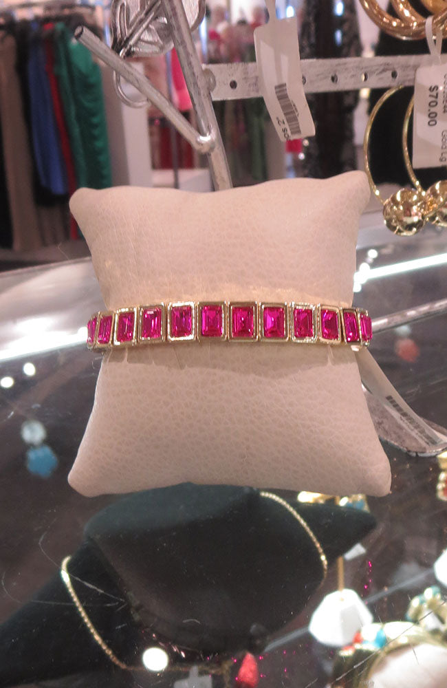 Gem Bracelet Pink