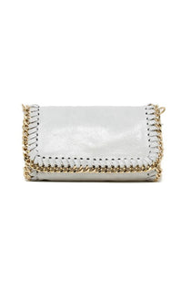 Leather Gold Chain Crossbody