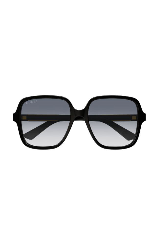 Gucci Logo Script Sunglasses in Black