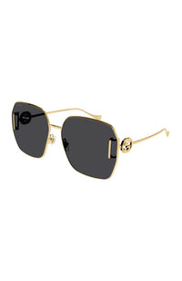 Gucci Oversized Sunglasses in Gold