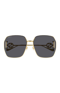 Gucci Oversized Sunglasses in Gold