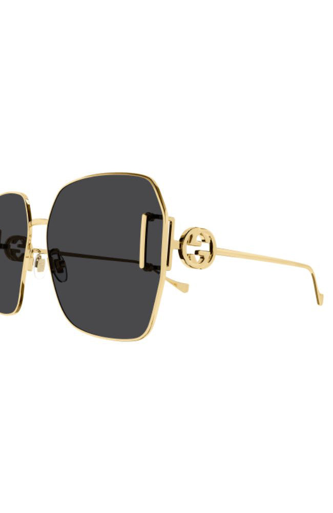 Gucci Oversized Sunglasses in Gold