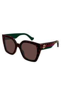 Gucci Sunglass Havana Oversize