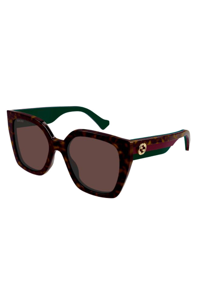 Gucci Sunglass Havana Oversize