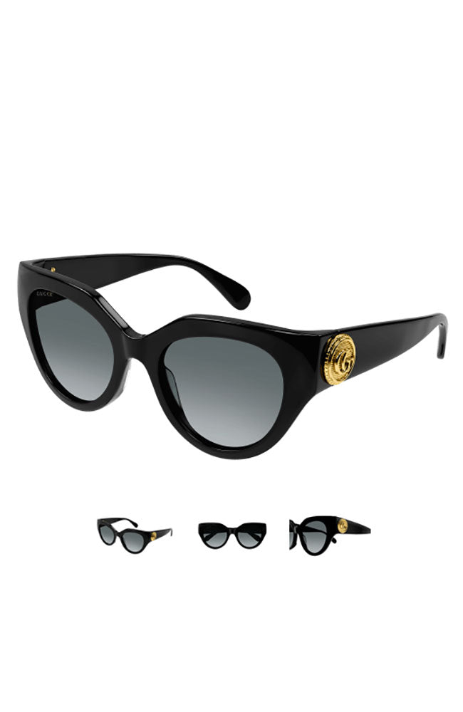 Gucci Sunglasses Black Cat Eye