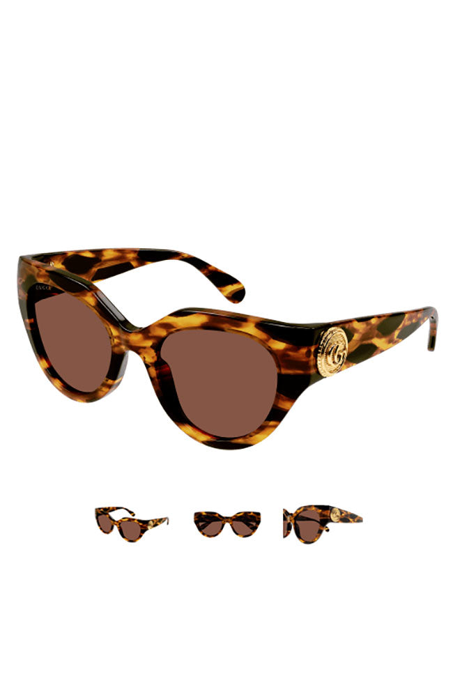 Gucci Sunglass Havana Cat Eye