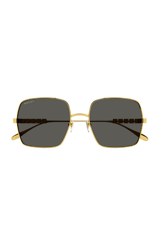 GG Sunglass Logo Cubes Grey Lens