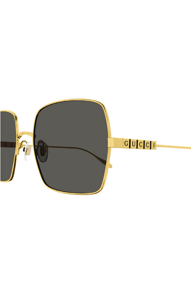 GG Sunglass Logo Cubes Grey Lens