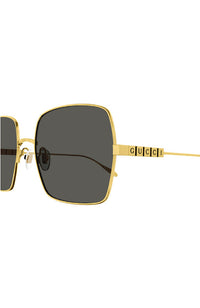 GG Sunglass Logo Cubes Grey Lens