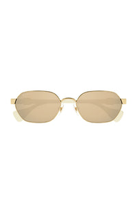 Gucci Sunglasses Ivory Hexagon
