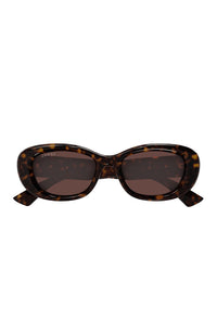 Gucci Sunglasses Narrow Round Havana