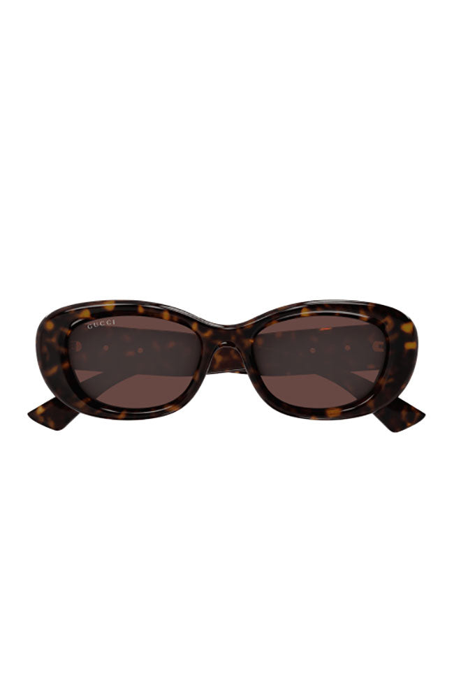 Gucci Sunglasses Narrow Round Havana