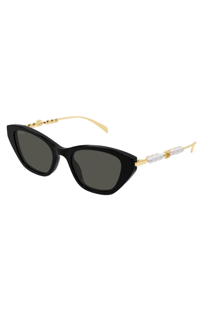 Gucci Sunglass Blk Pearl Gold