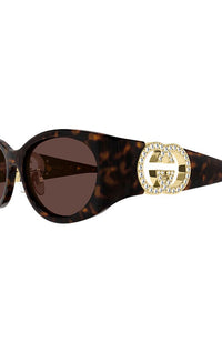 Gucci Sunglasses Havana Gem G