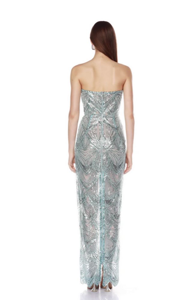 BB-20-057PB Giselle Dress in Powder Blue
